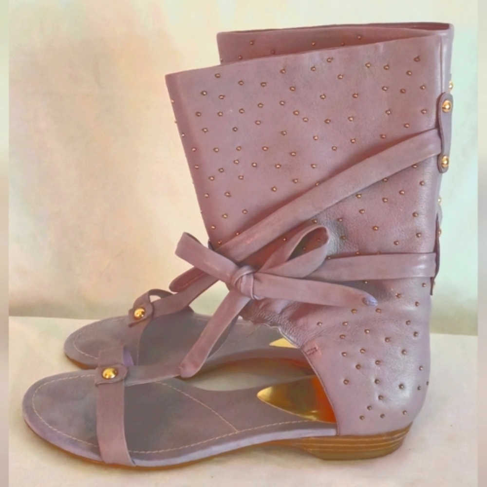 Nine West Lavender Studded Sandals